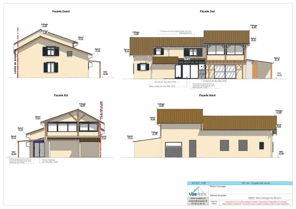 Exemple DPC4 pour la construction d'une véranda