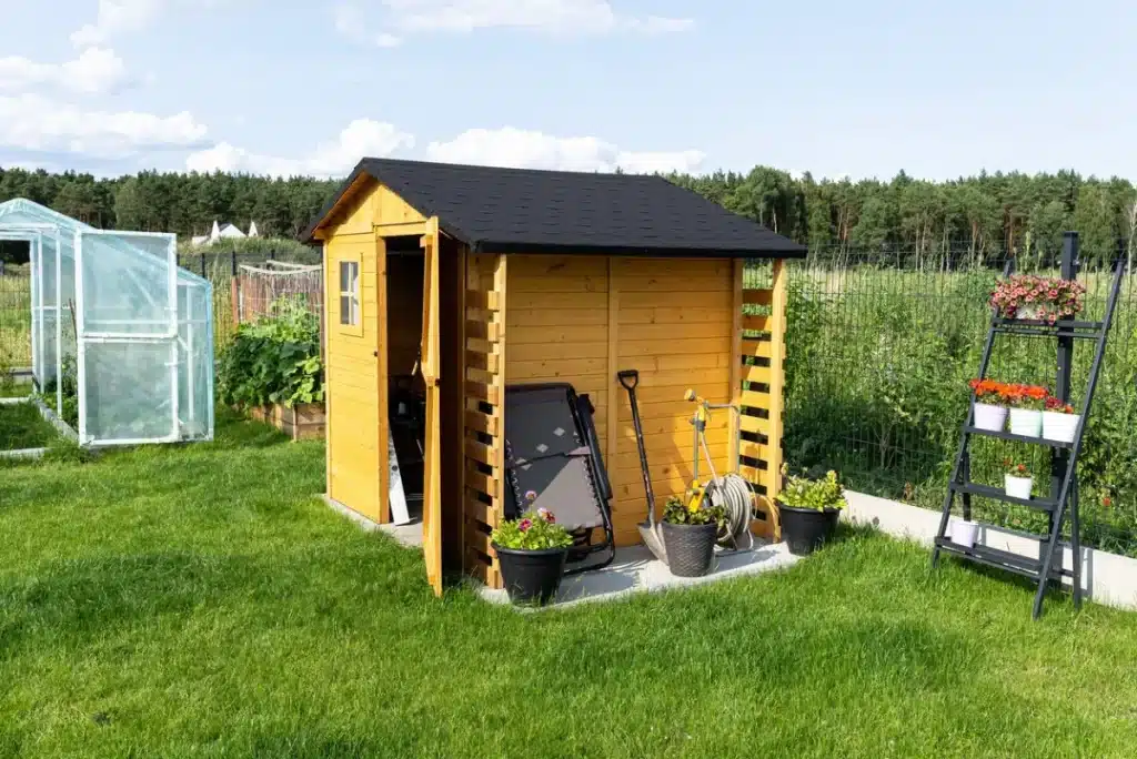 Abri de jardin de moins de 5m2