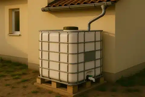 cuve de récupération d'eau de pluie