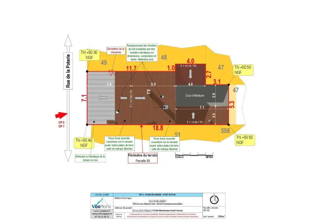 déclaration préalable de travaux à Montereau-Fault-Yonne (77)