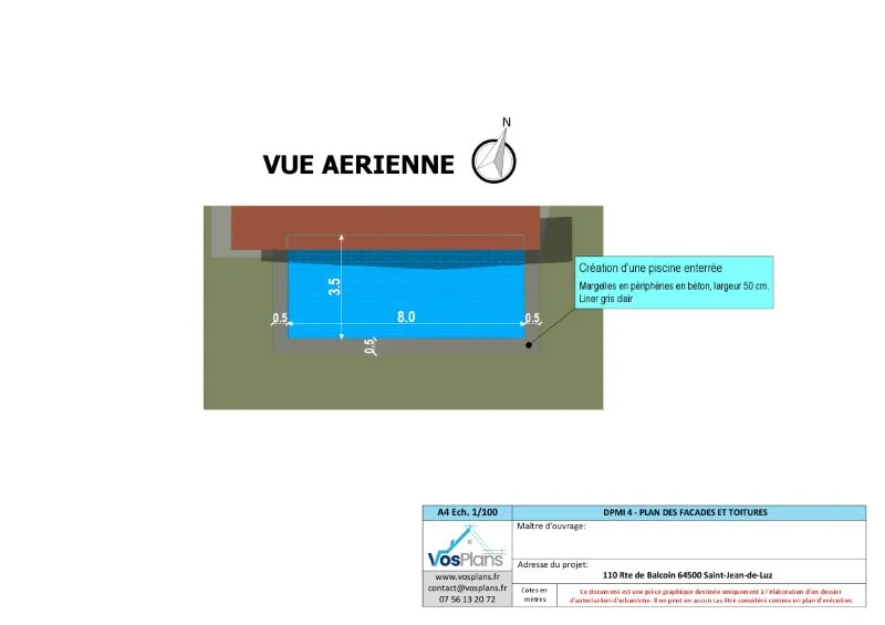 Réalisation d’une déclaration préalable de travaux (DP) à Saint-Jean-de-Luz (64500) 1 déclaration préalable de travaux à Saint-Jean-de-Luz (64)
